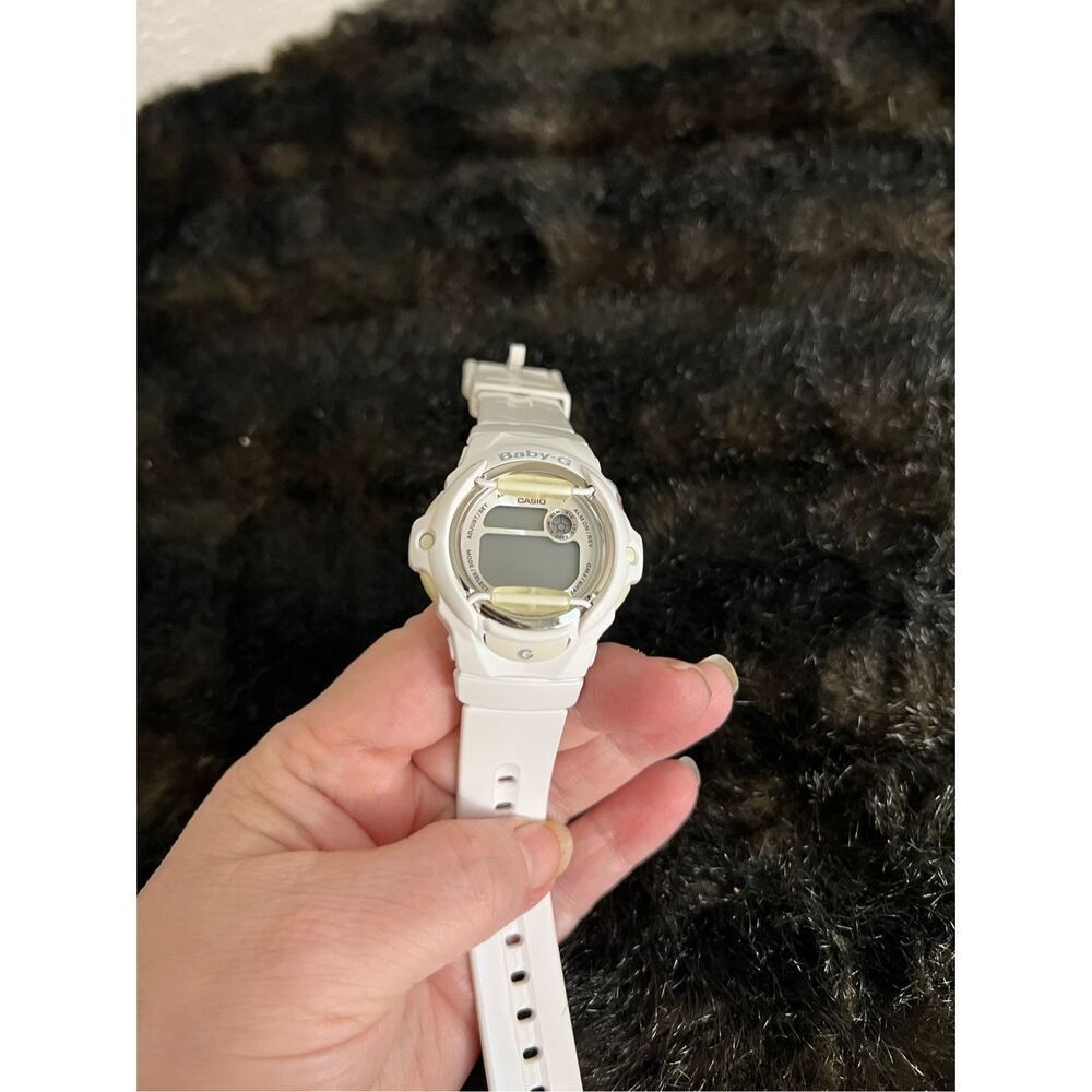 Casio BG-169R Baby-G Alarm Chronograph White Resin Band Women's Watch